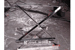 บริษัท แสงชัย สตีล (2003) จำกัด SANGCHAI STEEL (2003) CO., LTD. - LASER CUTTING ศูนย์บริการ ตัดเลเซอร์ 6 เมตร โลหะ ทุกชนิด บริการตัดชิ้นงานด้วย เครื่องเลเซอร์ ขนาด 8x20 ฟุต , CNC GAS CUTTING ศูนย์บริการ ตัดเหล็ก ตัดแก๊ส ตัดพลาสม่า ด้วยเครื่องจักรที่ควบคุมด้วยระบบ CNC , SHEARING & BENDING ศูนย์บริการ ตัดพับ 6 เมตร เหล็ก ความหนาสูงสุดถึง 20 มม. สแตนเลส ความหนาสูงสุดถึง 10 มม. (ขนาดความยาว 6 เมตร) , ROLLING ศูนย์บริการ ม้วนเหล็ก สแตนเลส ไอบีม รางน้ำ เหล็กฉาก แป๊ปดำ ท่อดำ และเหล็กแผ่น หนาถึง 32 มม. (หน้ากว้าง 3 เมตร) , FABRICATION ศูนย์บริการ ประกอบเชื่อมชิ้นงานตามแบบที่ต้องการ , OTHER WORKS ศูนย์บริการพ่นทราย ทำความสะอาดวัสดุ บริการพ่นสี กัดกรดตัวอักษร โลโก้ ลายต่างๆ และ มาร์คกิ้งลงบนวัสดุุ